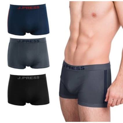 กางเกงในชาย เจเพรส รุ่น8216 Seamless ทรงบ็อกเซอร์ ขาสั้น SET