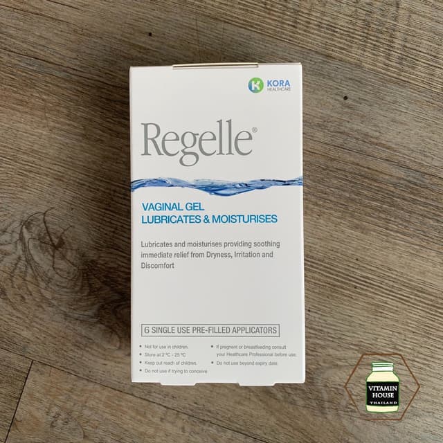 Regelle รีเจล เจลหล่อลื่นและให้ความชุ่มชื้นในช่องคลอด ( 6 ชิ