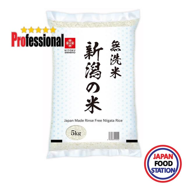 KITOKU NIIGATA RICE MUSENMAI 5KG (16286) ข้าวญี่ปุ่นแท้ นีงา
