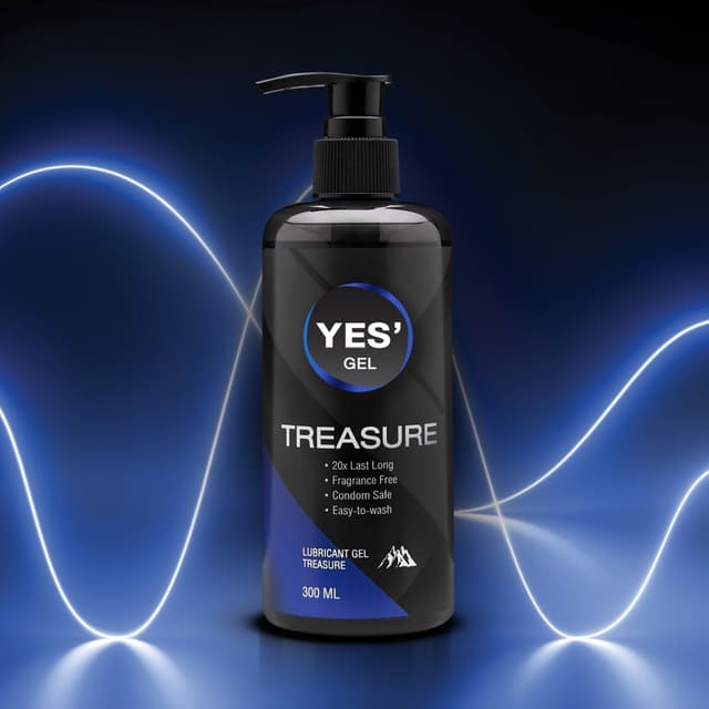 YES' Treasure Gel เจลหล่อลื่น Water-based สูตรแห้งช้า 20 เท่