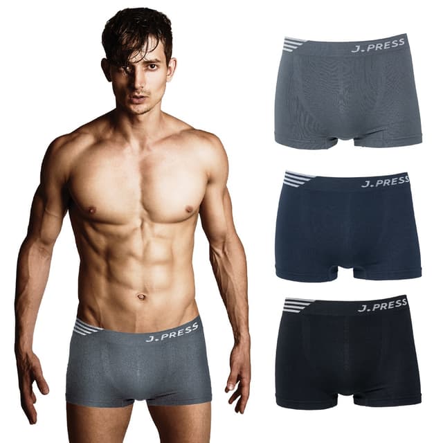 J.Press กางเกงในชาย ขาสั้น Seamless เจเพรส รุ่น 8241 บรรจุ 1