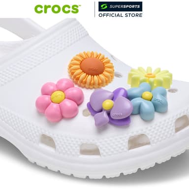 CROCS Jibbitz Puffy Flowers 5-Pack ตัวติดรองเท้า