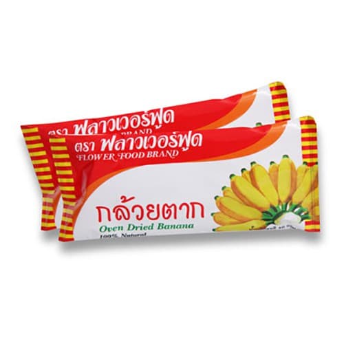 กล้วยตาก 40 กรัม (12ซอง/กล่อง) Dried banana (12 pieces/box)