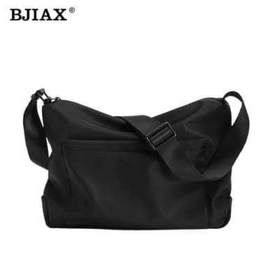 BJIAX กระเป๋าสะพายข้างผู้ชายแบบพกพากันน้ํา