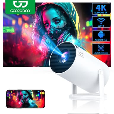GOOJODOQ HY300 Pro/Pro+/Ultra แบบพกพา โปรเจคเตอร 270° องศาจอแสดงผลหน ้ าจอขนาดใหญ จอพกพา mini projector