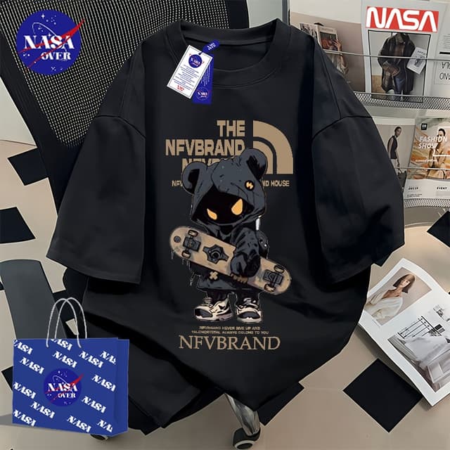 【พร้อมส่ง】🔥NASA ใส่ได้ทั้งชายหญิง เสื้อ ทรงโอเวอร์ไซส์ เสื้