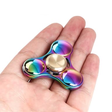 Metal Fidget Rotator สําหรับมากกว่า 3 นาที - เครื่องหมุนแบบแมนนวลโลหะความแม่นยําสูงสําหรับ EDC, ADHD, ความวิตกกังวล, และของเล่นบรรเทาความเครียด