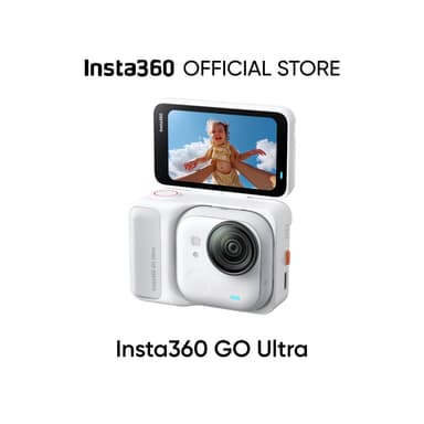 Insta360 GO Ultra - Tiny Hands-Free 4K Cam, น้ําหนักเบาและพกพา, Low Light Excellence, Mount Anywhere, FlowState Stabilization