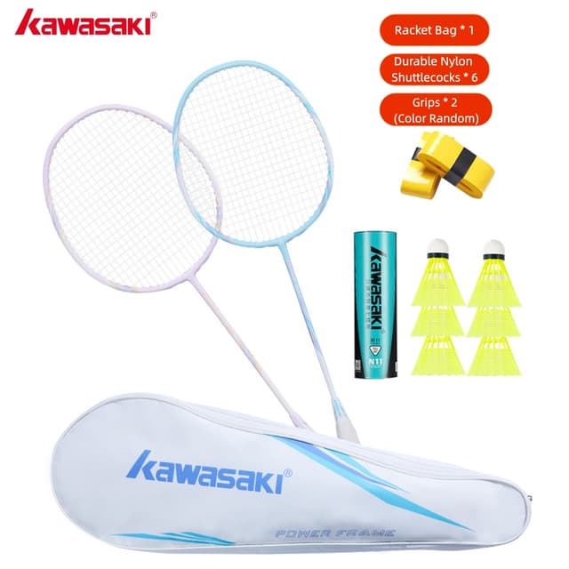 KAWASAKI ไม้แบดมินตันคาวาซากิ 2PCS ใหม่ KD-1PRO KD-3/KC-081 