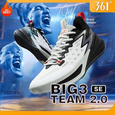 【จัดส่งจากกรุงเทพฯ】361 Degrees BIG3 Team 2.0 SE รองเท้าบาสเก็ตบอลชาย ทนทาน กันลื่น ระบายอากาศได้ดี สำหรับฝึกซ้อม 672511119
