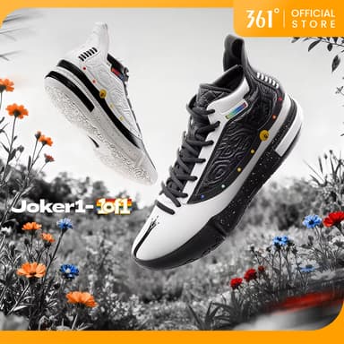 361 Degrees Joker 1 SpongeBob รองเท้าบาสเก็ตบอลแบบข้อต่อ 672531101F