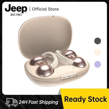 Jeep EC042 หูฟังบลูทูธ ไร้สาย แบบหนีบหู บลูทูธ6.0 หูฟังเปิดหู เสียงดี HD Calls IPX5 กันน้ํา ใช้กับ IOS Android