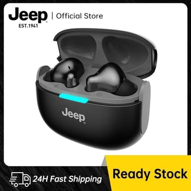 Jeep EW018 หูฟังบลูทูธ ไร้สาย บลูทูธ6.0 เสียงดี HD Calls ตัดเสียงรบกวน ANC ใช้กับ IOS Android