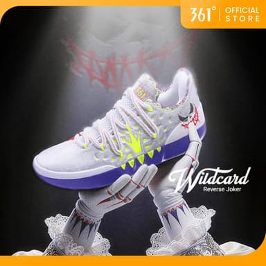 【361 Degrees】Joker 2 Low-top│Professional รองเท้าบาสเก็ตบอลทนทานลื่นเบาะ 672611110
