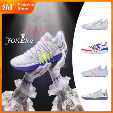 【361 Degrees】Joker 2 | รองเท้าบาสเก็ตบอลผู้ชาย รองเท้าบาสสำหรับฝึกซ้อม ทนทาน เหมาะสำหรับเยาวชนและการเล่นบาสเก็ตบอล 672621111