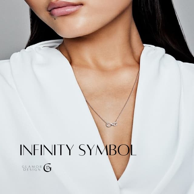 GLAMOR✨INFINITY SYMBOL "รักกันไม่มีวันสิ้นสุด" สร้อยคอเงินแท
