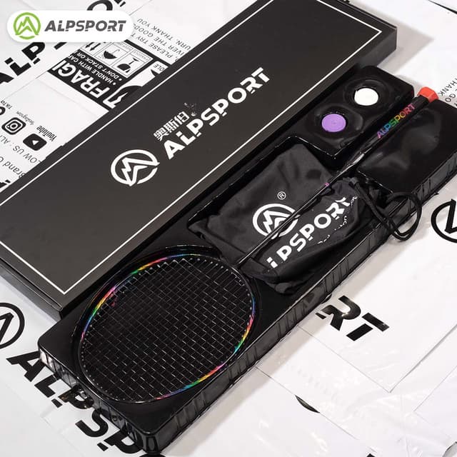 ALP BBQ2.0 8U G5 65g【โลหะผสมไททาเนียม】ไม้แบดมินตันคาร์บอนไฟเ