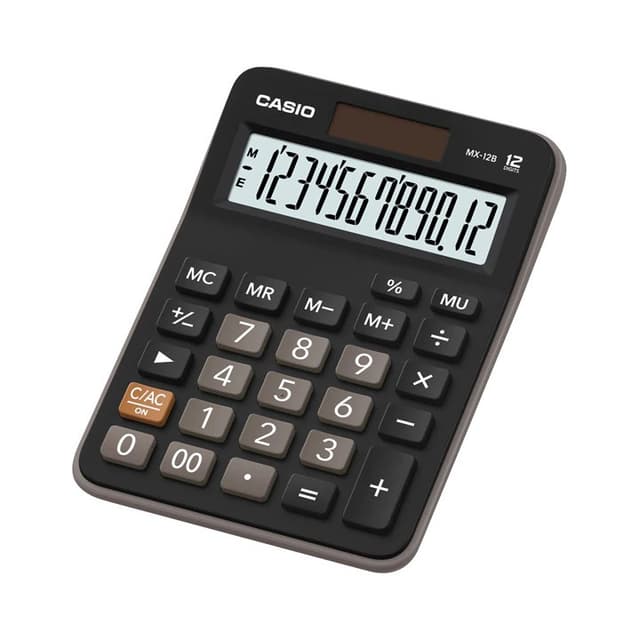 Casio Calculator เครื่องคิดเลข  คาสิโอ รุ่น  MX-12B แบบตั้งโ