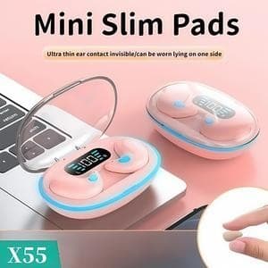 X55 ชุดหูฟังนอนหลับบลูทูธไร้สายคุณภาพเสียงสเตอริโอเคสชาร์จโป