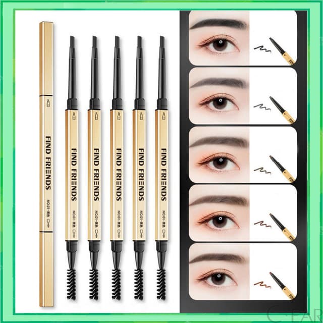 Double HEAD ดินสอเขียนคิ้วติดทนนานกันน้ำ 3 สี Eye Brow ปากกา