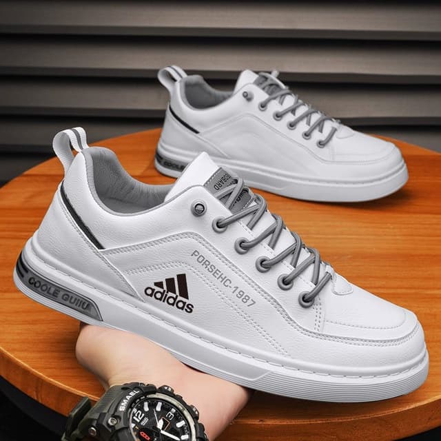 Ready Stock ฤดูใบไม้ร่วงใหม่รองเท้าผ้าใบผู้ชายแฟชั่นรองเท้าล