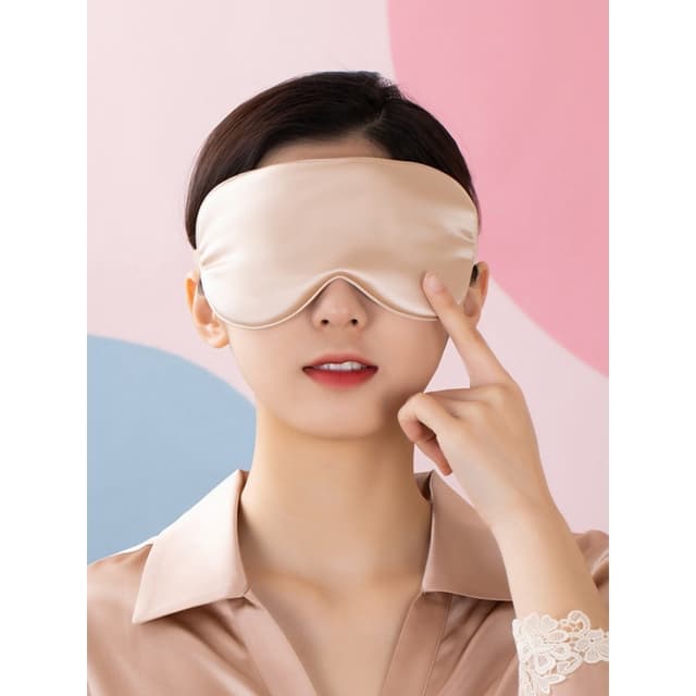 หน้ากากปิดตานอนหลับ โฟมเมมโมรี่ 3D ปิดทึบแสง 100% นุ่มสบาย ส