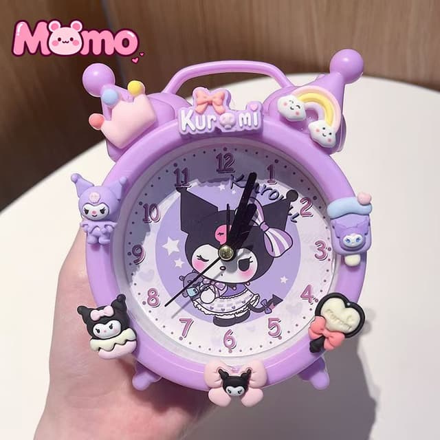 นาฬิกาปลุกการ์ตูน Kuromi สร้างสรรค์สําหรับเด็ก, นาฬิกาตั้งโต
