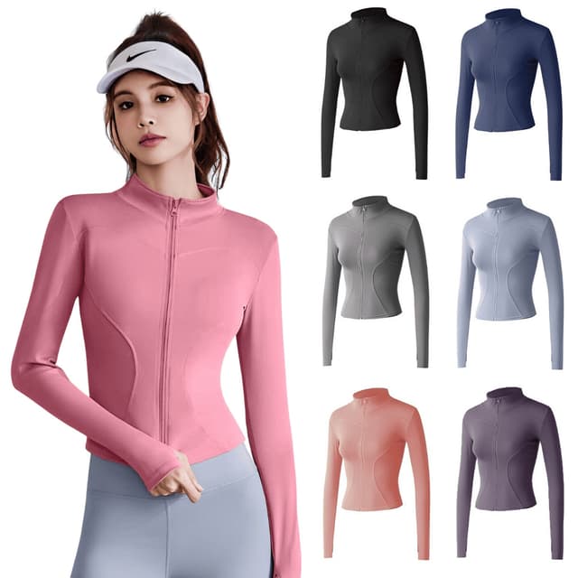 เสื้อแจ็คเก็ตกีฬาผู้หญิง💥เพิ่มสีใหม่💥Yoga jacket กันยูวี ผ