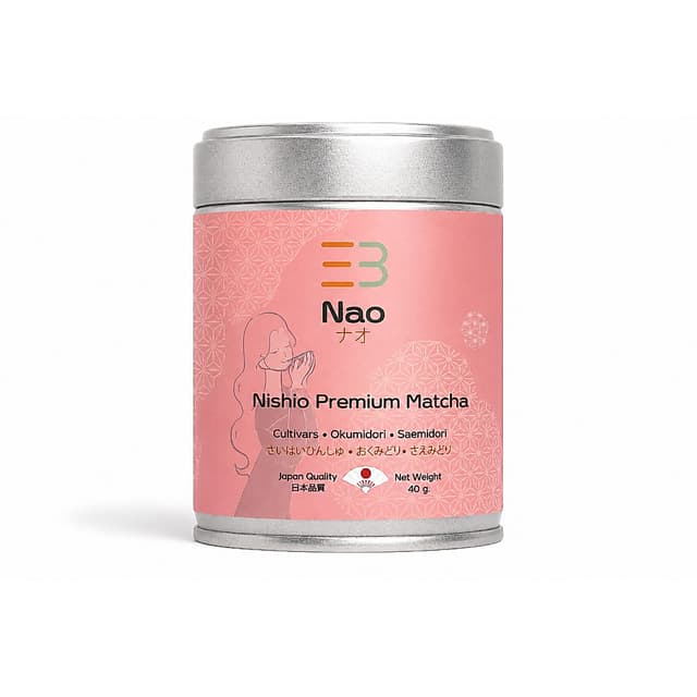 Nao Matcha นาโอะ มัทฉะแท้ 100% เกรดพรีเมียมจากนิชิโอะ ญี่ปุ่