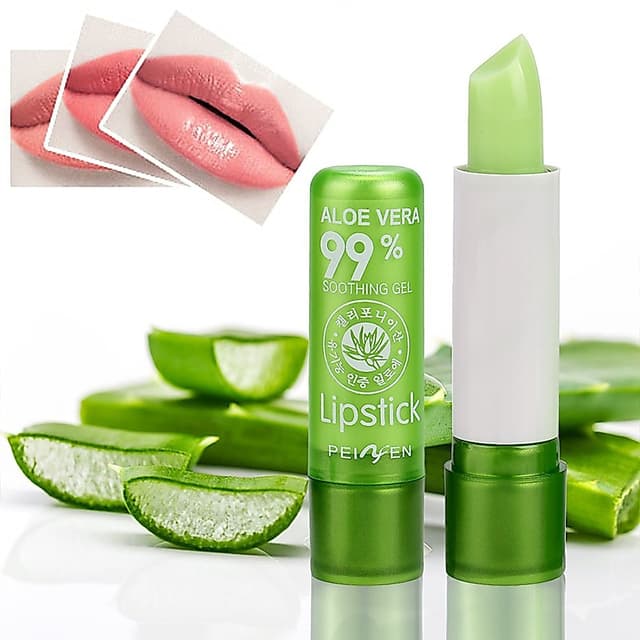 ลิปอโลเวร่า 99% ลิปว่านหางจระเข้ PEIYEN aloe vera ( 1 แท่ง )