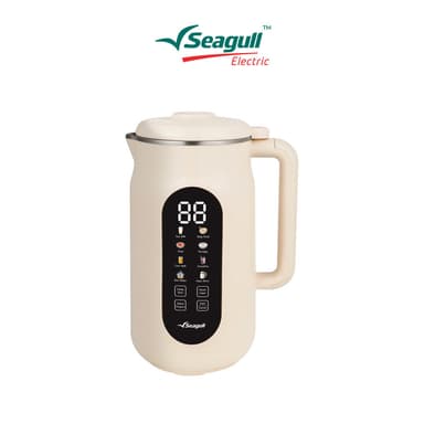 Seagull เครื่องทำน้ำเต้าหู้ 1.2 ลิตร (ครีม) Soy Milk Maker 8 in 1 เครื่องปั่นน้ำเต้าหู้ เครื่องทำนมธัญพืช ทำซุป ทำโจ๊ก