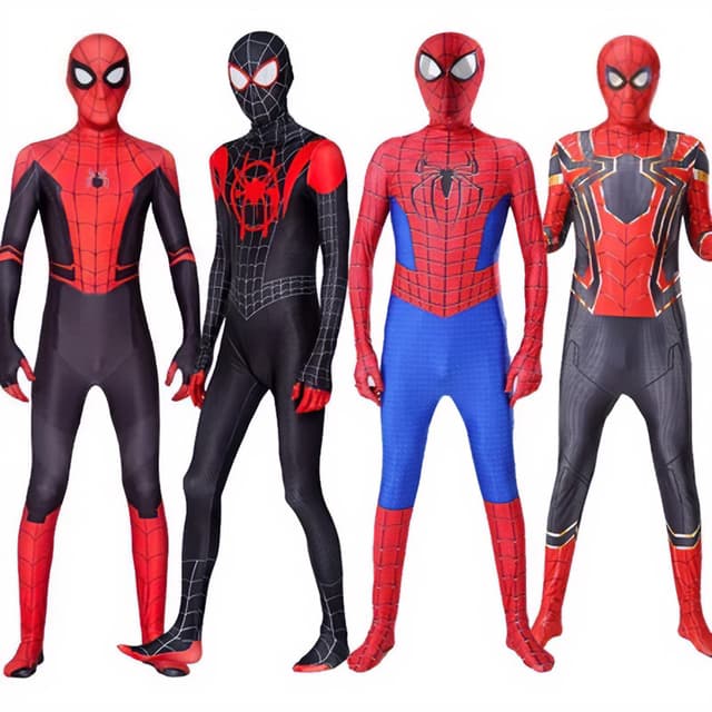 【จัดส่งจากประเทศไทย】เครื่องแต่งกาย Spiderman ผู้ใหญ่ เสือดำ 