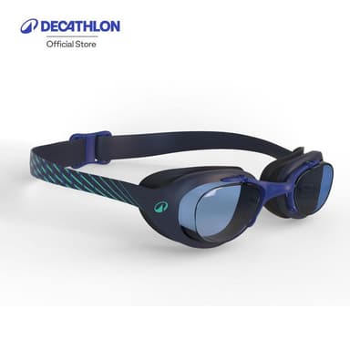 Decathlon Swimming Goggles Size L Tinted Lenses แว่นตาว่ายน้ำขนาด L ชนิดเลนส์เคลือบสี รุ่น Xbase - Blue/Green