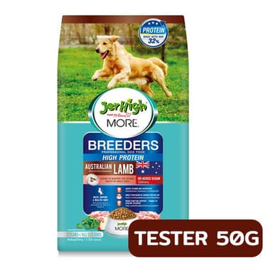 [Tester] JERHIGH MORE BREEDER ADULT LAMB (Sample) 50G