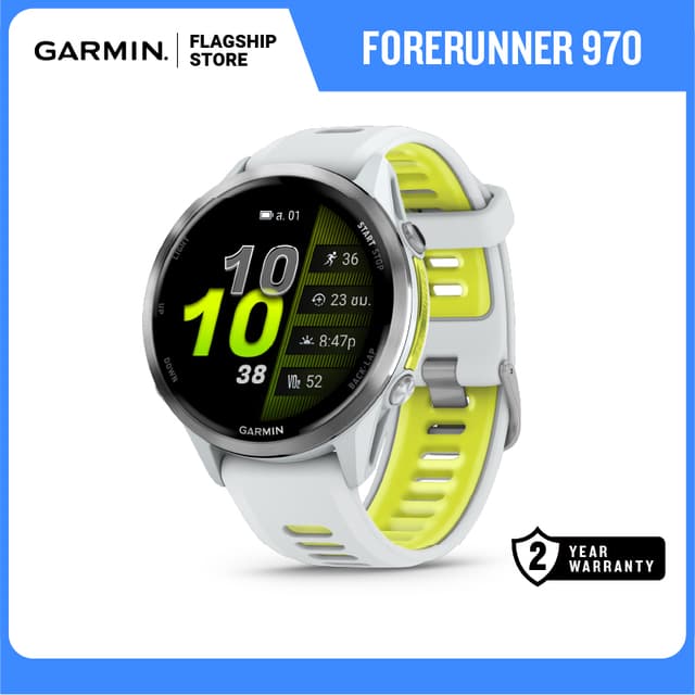Garmin Forerunner® 970 นาฬิกาสมาร์ทวอทช์ รับประกันศูนย์ไทย 2