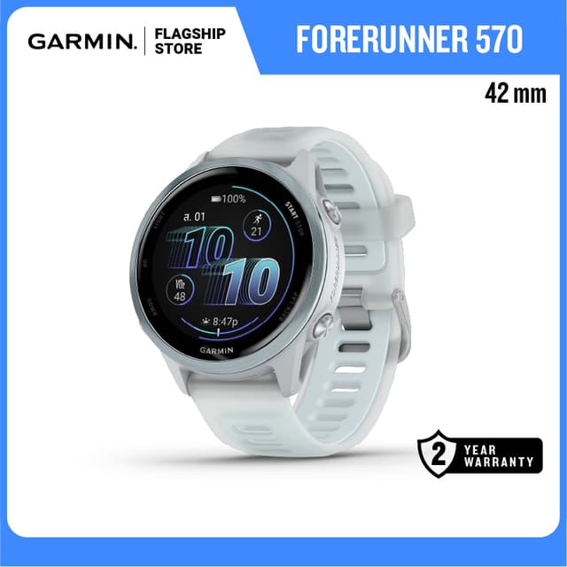 Garmin Forerunner® 570 - 42mm นาฬิกาสมาร์ทวอทช์ รับประกันศูน