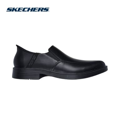 Skechers สเก็ตเชอร์ส รองเท้าผู้ชาย Men Slip-ins SKECHERS USA Caswell Frantone Shoes - 205169-BLK Memory Foam (latest)