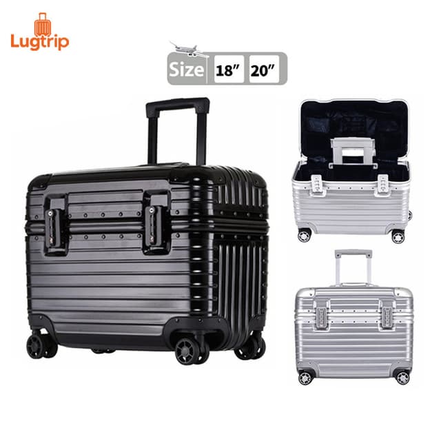 กระเป๋าเดินทางล้อลาก อลูมิเนียม เปิดด้านบน ขนาด18/20นิ้ว รุ่