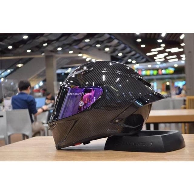 หมวกกันน็อคเต็มใบแต่งติดตั้ง bluetooth ได้ทำความเร็วสูง ลายค