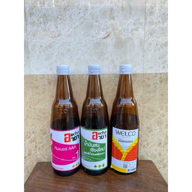 ทินเนอร์ AAA แอลกอฮอล์ น้ำมันสน อย่างดี 100% ชนิดขวด ยี่ห้ออาชา