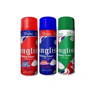 Inglish shaving foam อิงลิช โฟมโกนหนวดจากอังกฤษ ขนาด 400g