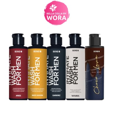Bond Intimate wash เจลล้างน้องชายทำความสะอาดจุดซ่อนเร้น สูตร Bingsu,Dark Wiz,ARIES,Natural,Choco Lava [1 ขวด130ml]