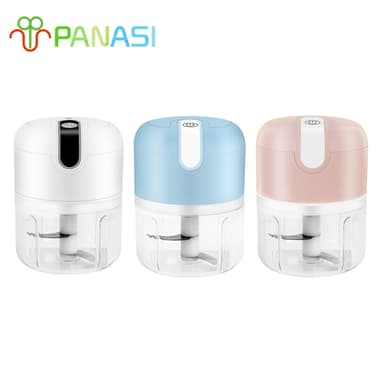 PANASI เครื่องปั่นกระเทียม มินิไร้สาย USBเครื่องบดกระเทียม ห้องครัว ปั่นละเอียด ประหยัดไฟ ที่บดกระเทียมไฟฟ้า ที่ปั่นพริก