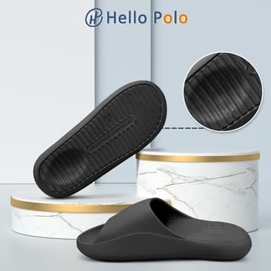 Hello Polo รองเท้าแตะ อุ้งแมว รองเท้าแฟชั่น ลำลองสำหรับผู้หญิง สีคลาสิค พื้นนิ่ม น้ำหนักเบา กลางแจ้ง HP8004W
