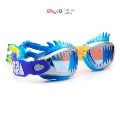 BLING2O แว่นตาว่ายน้ำเด็กยอดฮิตจากอเมริกา DRACO-BLUE DRAGON แว่นว่ายน้ำแฟชั่น ใส่สบาย ของใช้เด็กน่ารัก