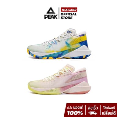 (ลด 50%) PEAK "Lightning X" ET32101A รองเท้าบาสเกตบอล ข้อกลาง พีค นุ่ม ลดแรงกระแทก กระชับและปกป้องข้อเท้าได้ดี