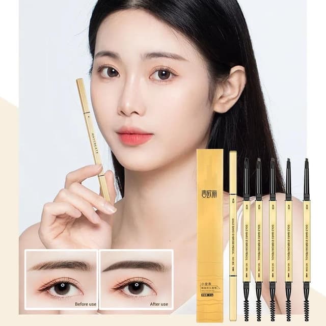 L430 MYONLY ดินสอเขียนคิ้ว 2 in 1 แบบหมุนอัตโนมัติ สีชัด เขี
