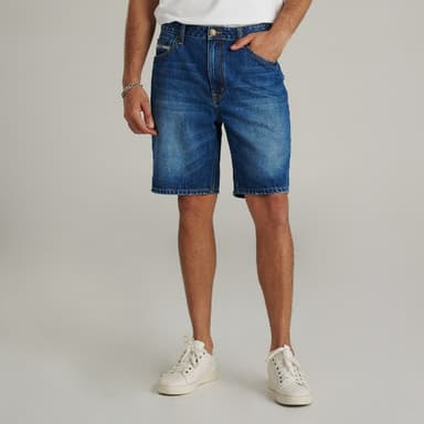 Mc jeans กางเกงยีนส์ขาสั้น ผู้ชาย เอวกลาง  MAJZ085