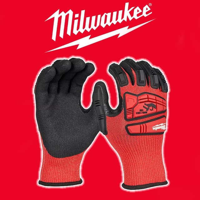 MILWAUKEE  48-73-8132 / 48-73-8133  ถุงมือกันบาด กันกระแทก I