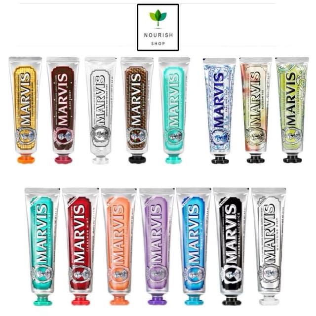 🔥Marvis มาร์วิส มีกลิ่นใหม่ 75ml,85ml ยาสีฟัน จากอิตาลี ฟัน